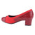 Zapato Chalada Mujer Flexi-15 Rojo Casual Tacones Bajos Chalada 
