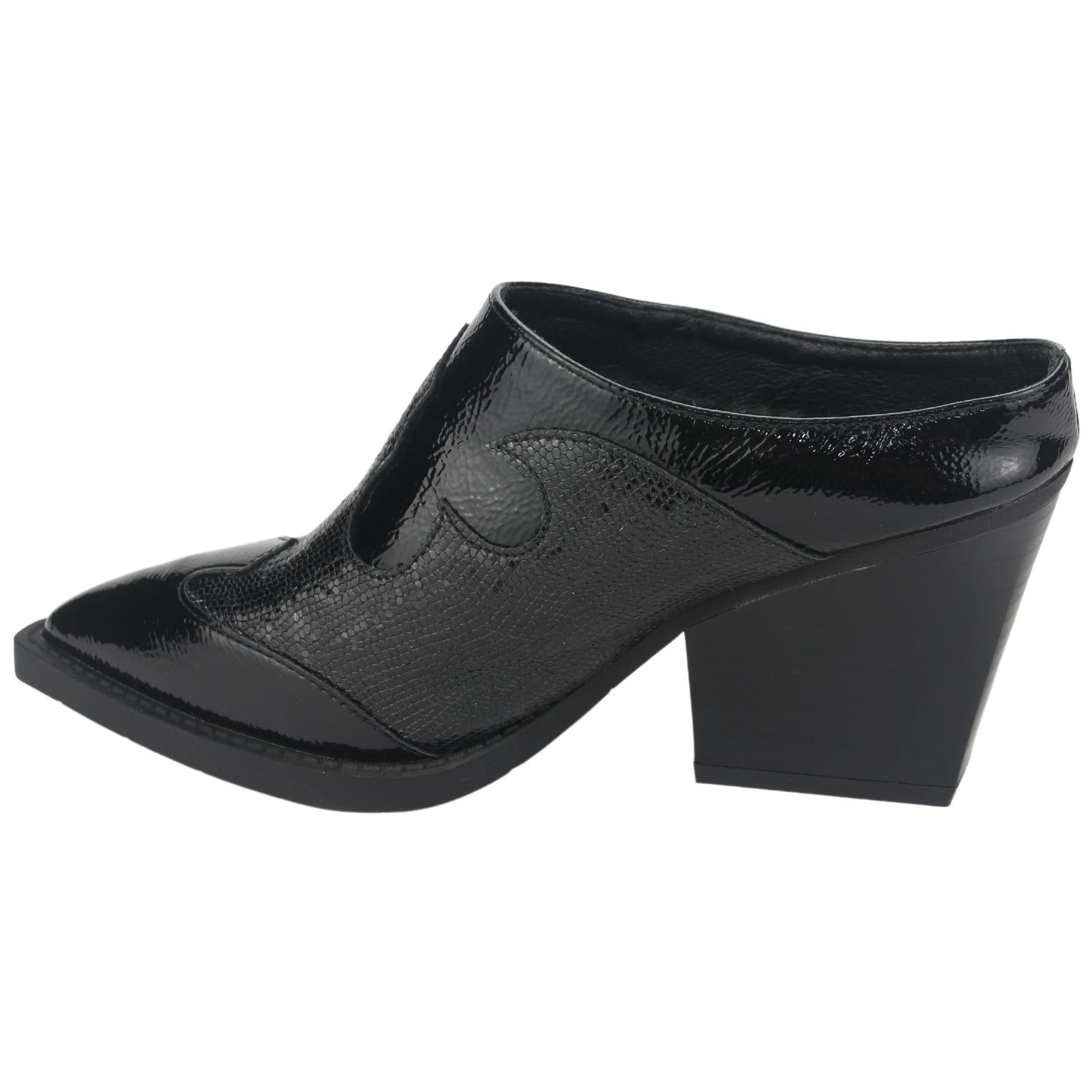 Zapato Chalada Mujer Way-1 Negro Casual