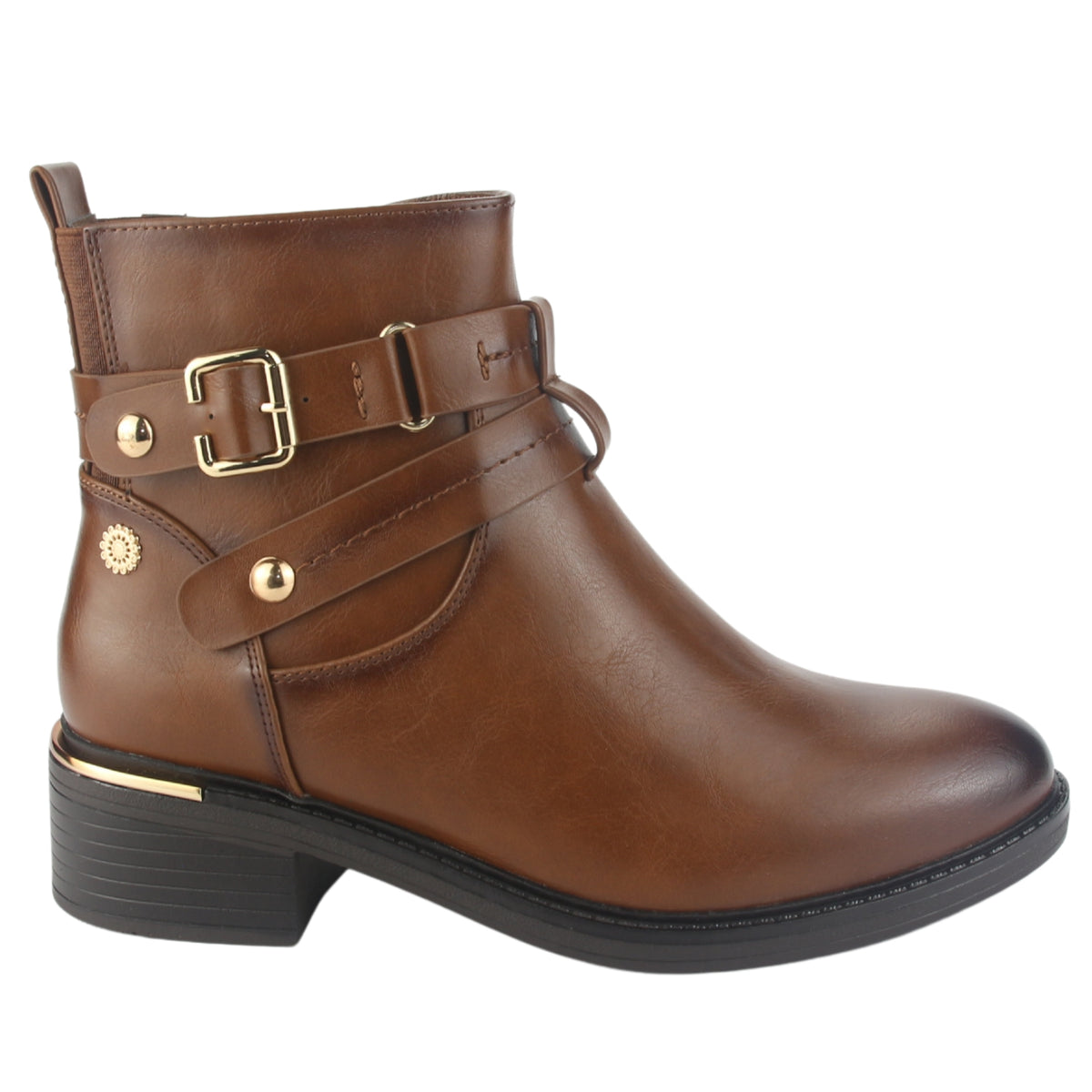 Botin Chalada Mujer Trafa-20 Café Casual
