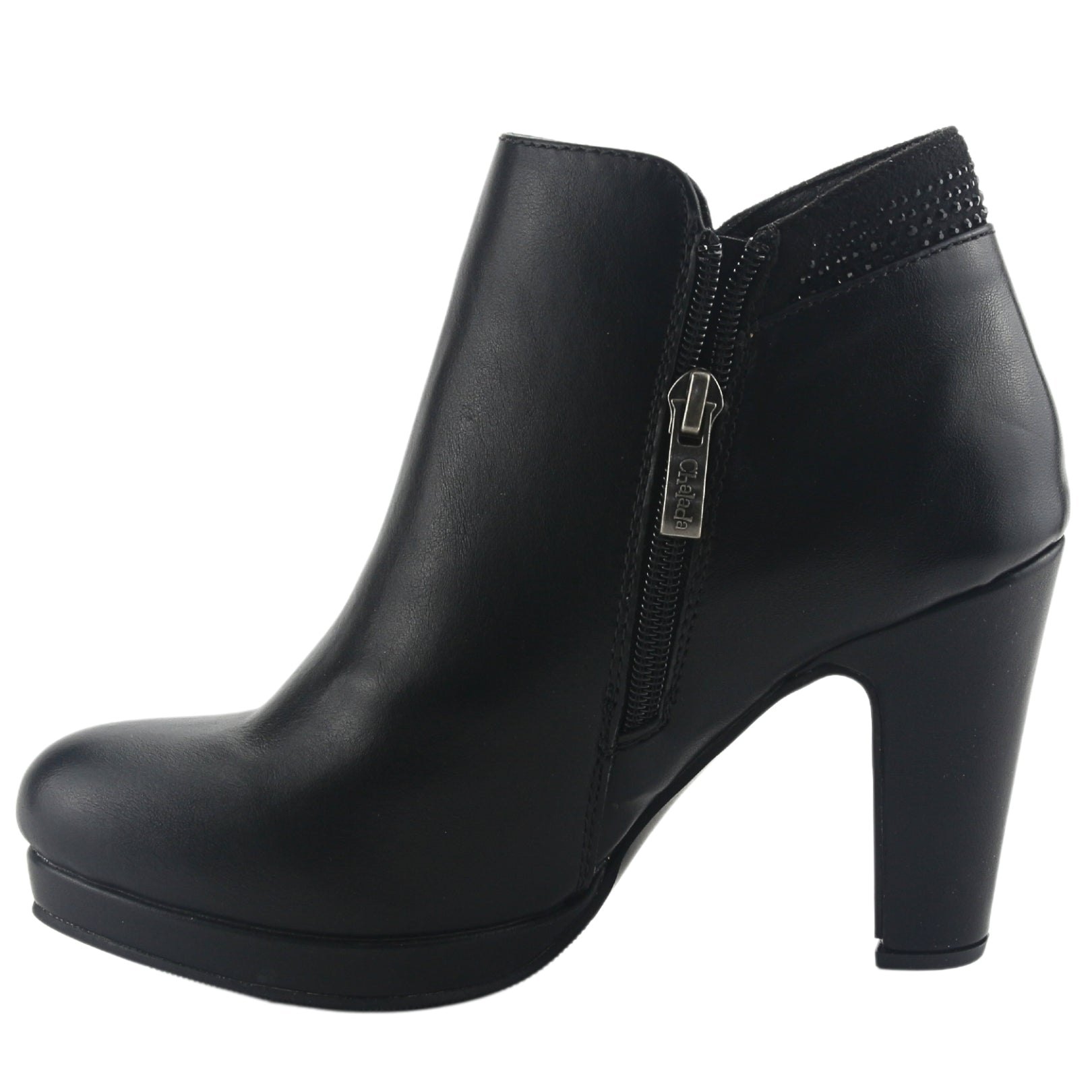 Botin Chalada Mujer Bambina-21 Negro Casual