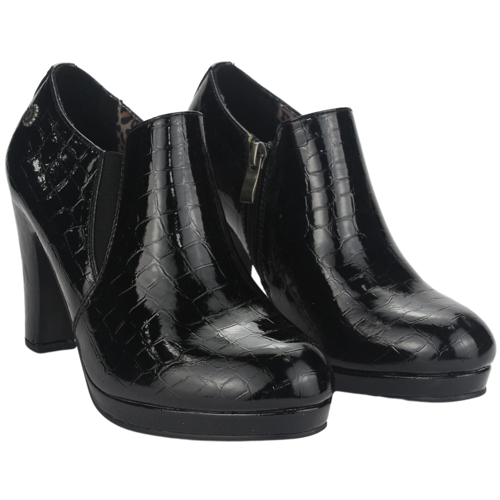 Zapato Chalada Mujer Plataform25 Negro Casual
