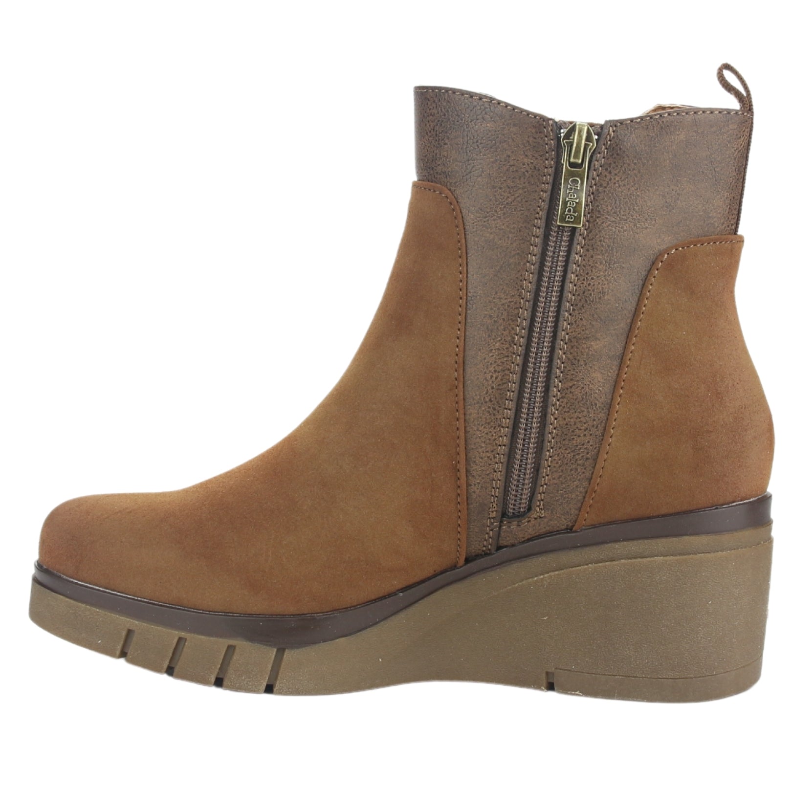 Botin Chalada Mujer Wedgenew-1 Tostado Casual