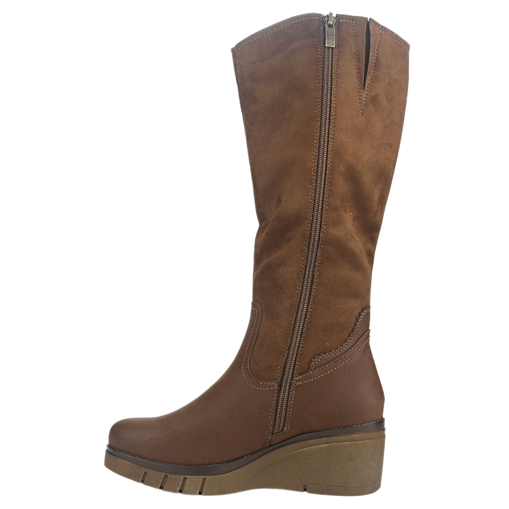 Botin Chalada Mujer Wedgenew-3 Café Casual