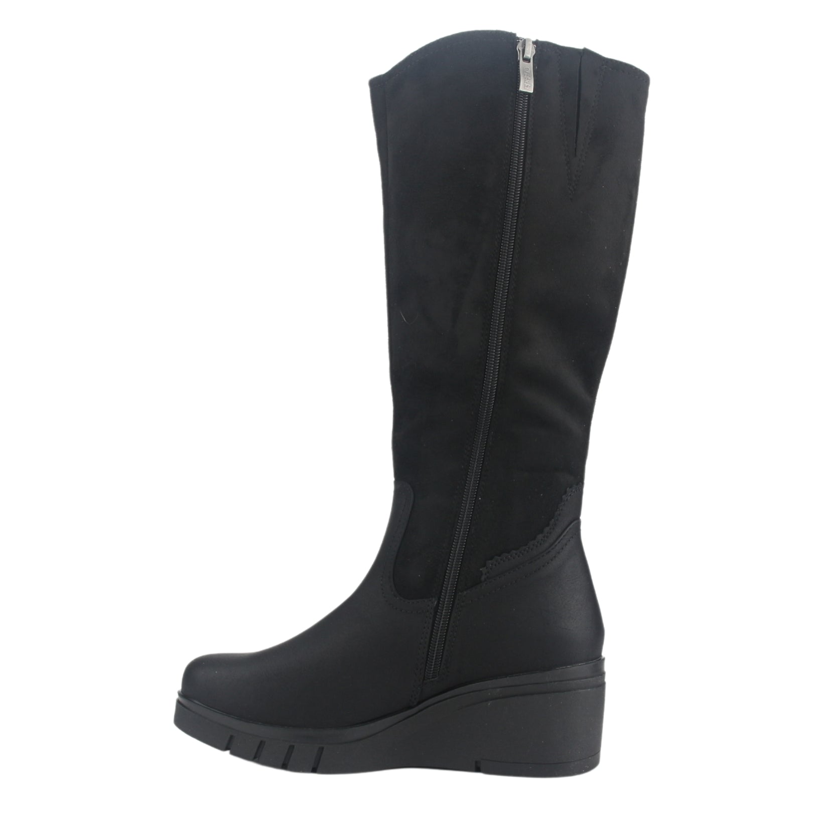 Botin Chalada Mujer Wedgenew-3 Negro Casual