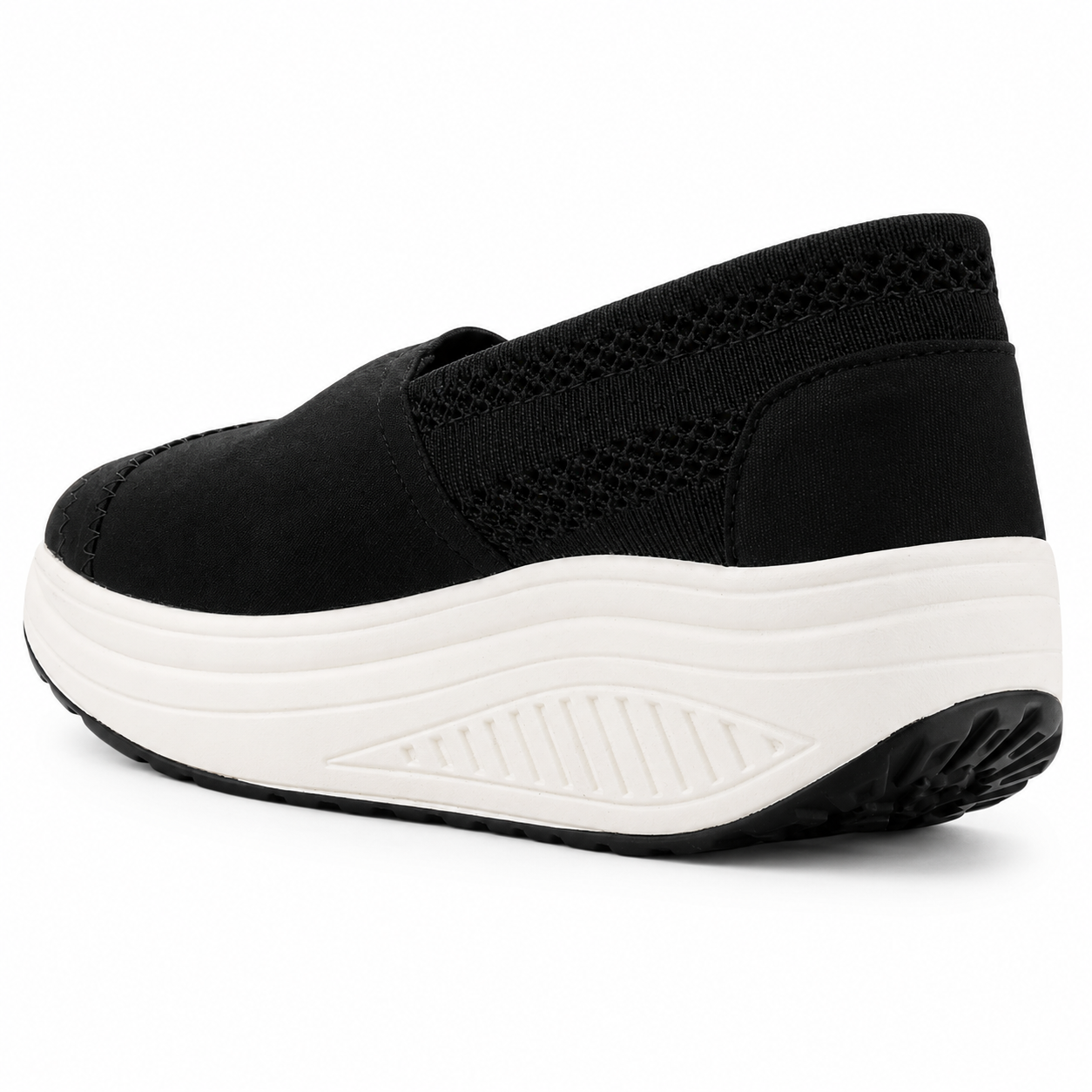 Zapatilla Negro Mujer Urbano Funway Tija