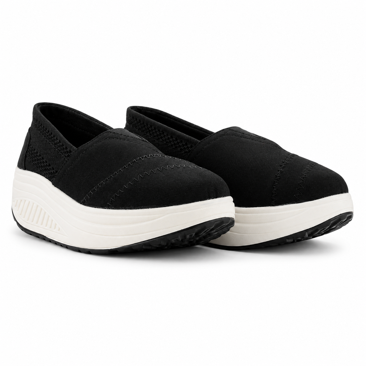 Zapatilla Negro Mujer Urbano Funway Tija