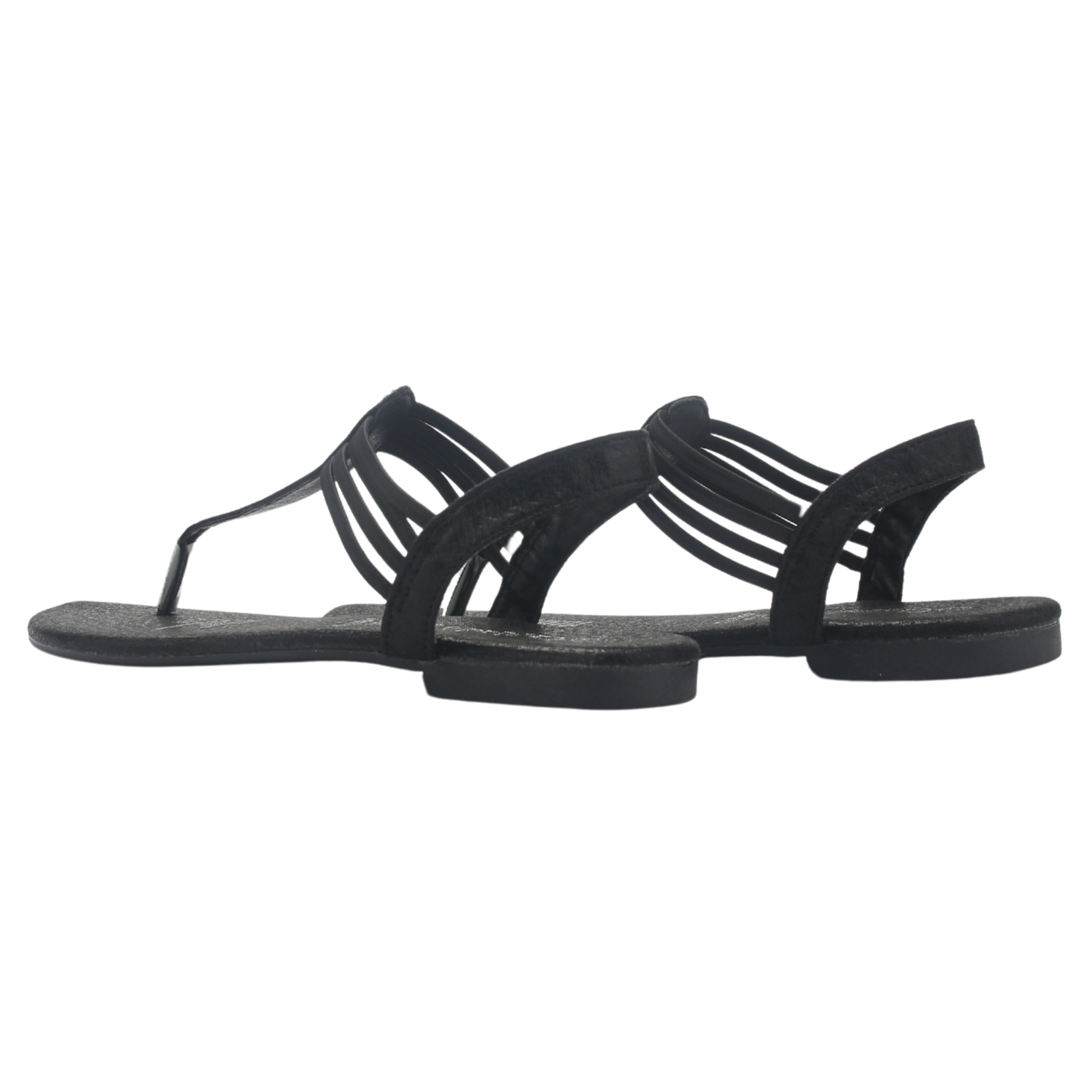 Sandalia Chalada Mujer Alki-5 Negro Plana