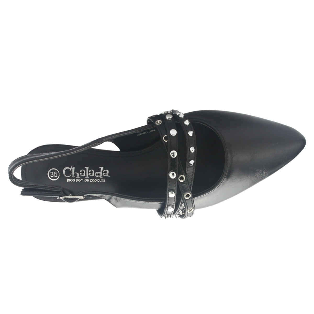 Ballerina Chalada Mujer Maris-6 Negro Casual