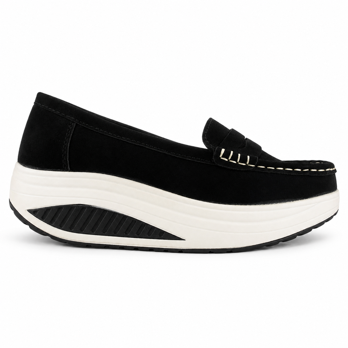 Zapatilla Negro Mujer Urbano Funway Tija