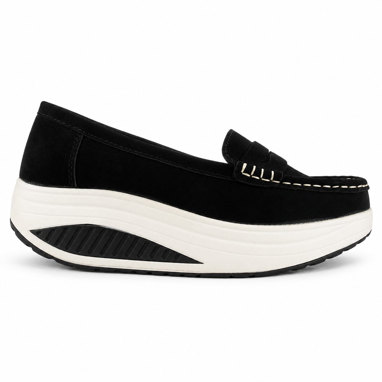 Zapatilla Negro Mujer Urbano Funway Tija