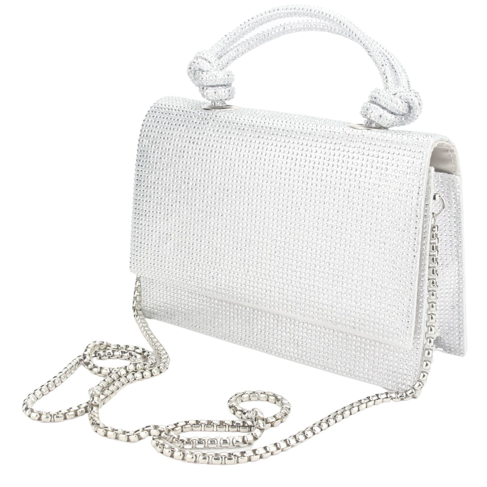 Cartera Chalada Mujer Cartera-3 Plata Moda