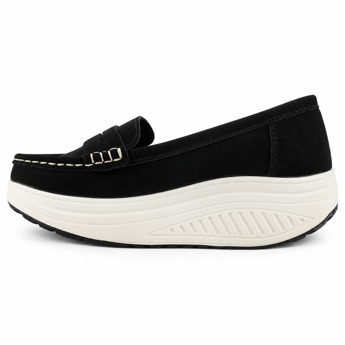 Zapatilla Negro Mujer Urbano Funway Tija