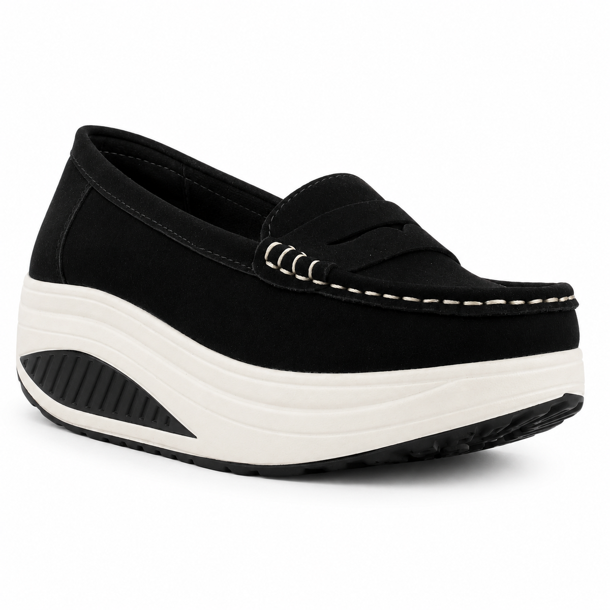 Zapatilla Negro Mujer Urbano Funway Tija