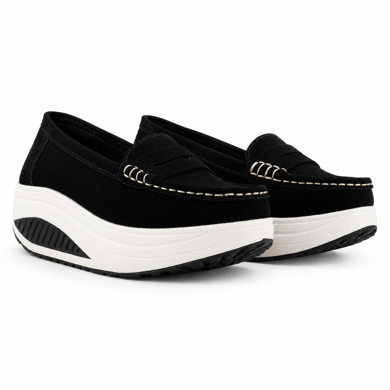 Zapatilla Negro Mujer Urbano Funway Tija