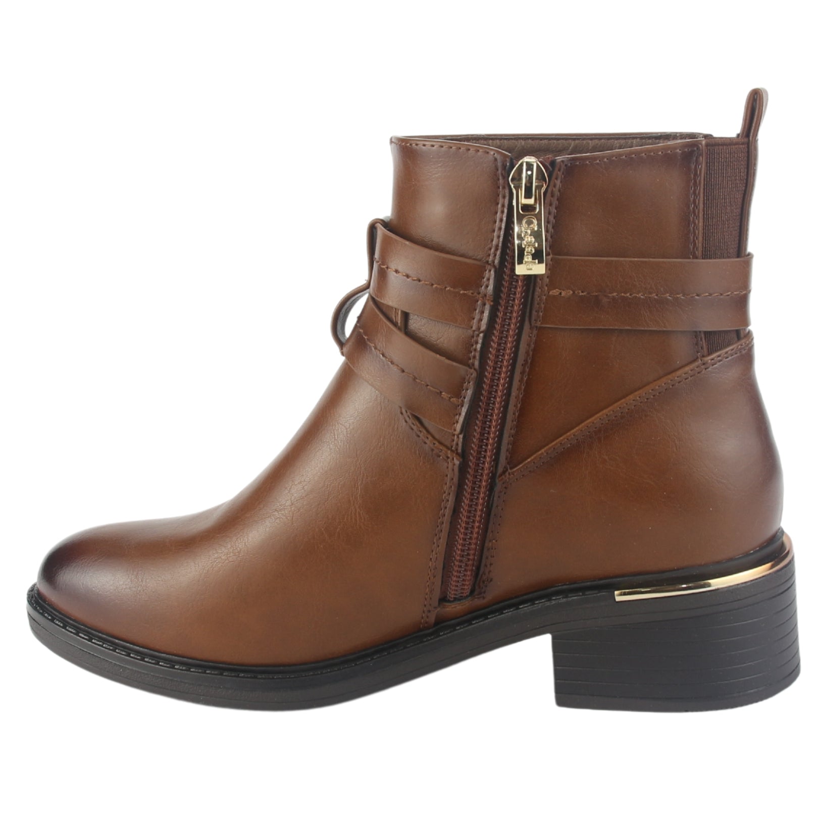 Botin Chalada Mujer Trafa-20 Café Casual