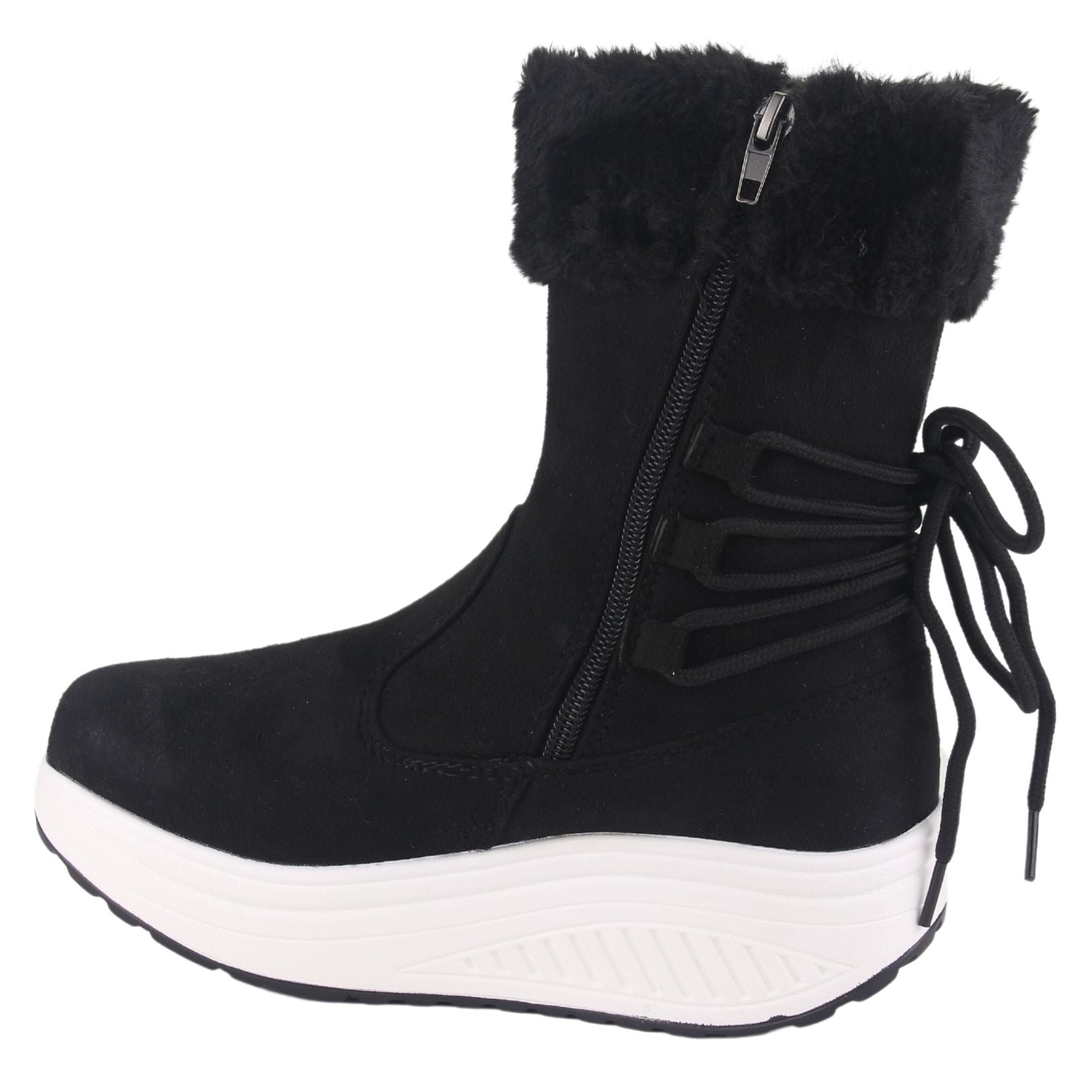 Botin Funway Mujer Tija-34 Negro Casual