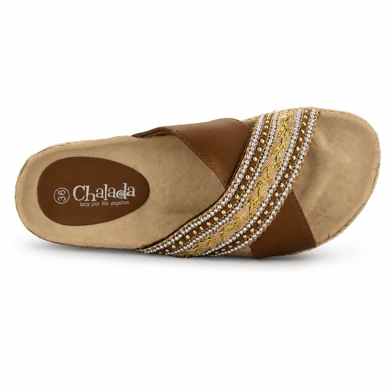 Sandalia Café Mujer Casual Chalada Stork