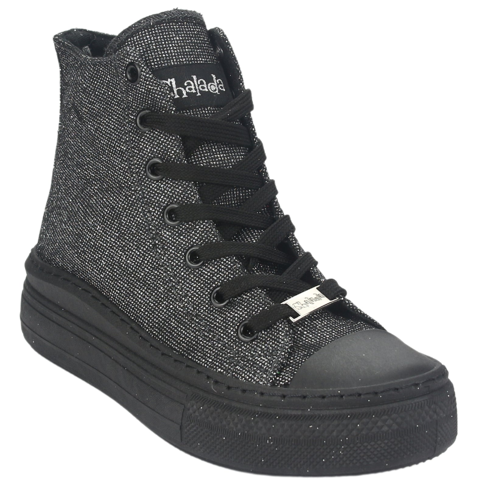 Zapatilla Chalada Mujer Clu-12 Negro Urbano