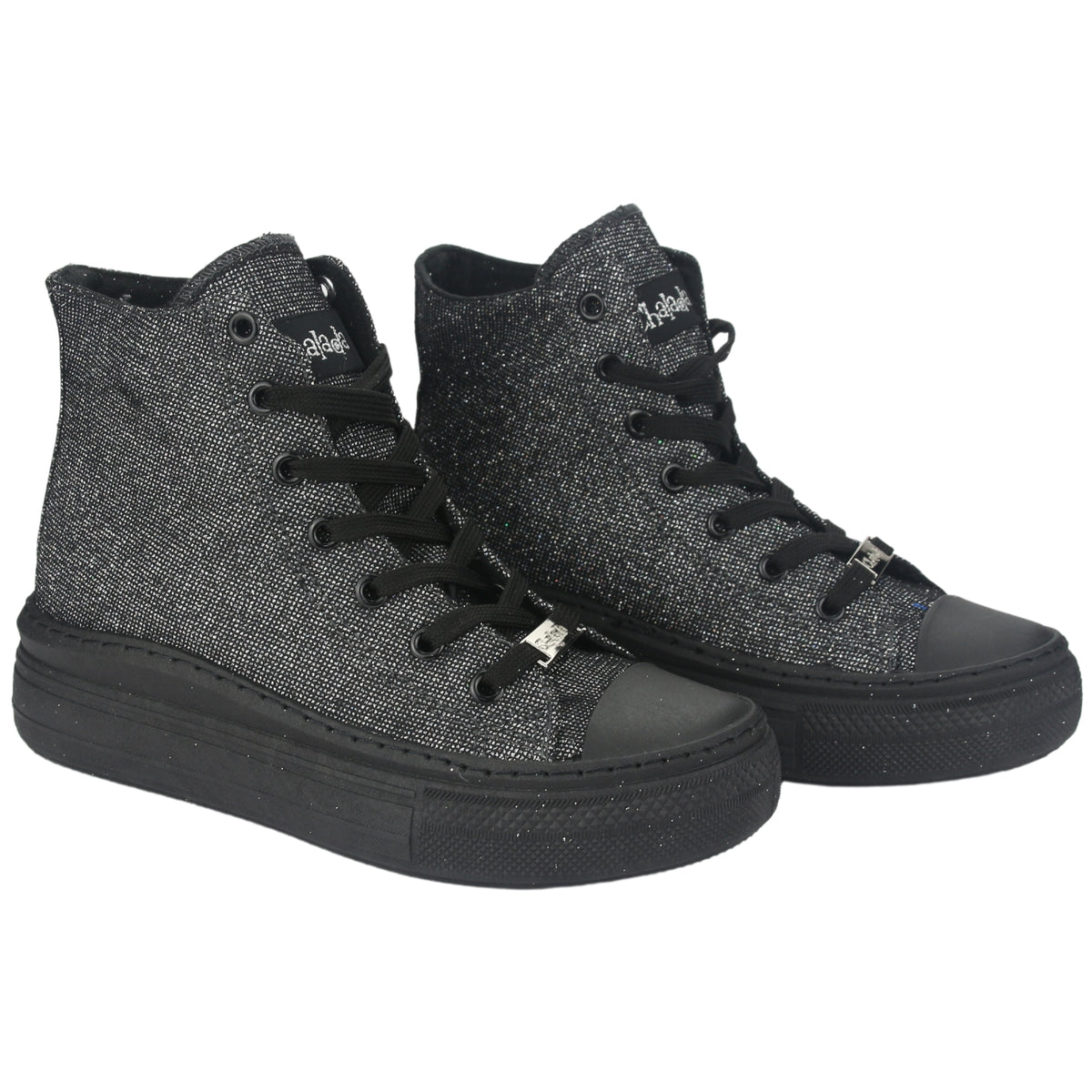 Zapatilla Chalada Mujer Clu-12 Negro Urbano