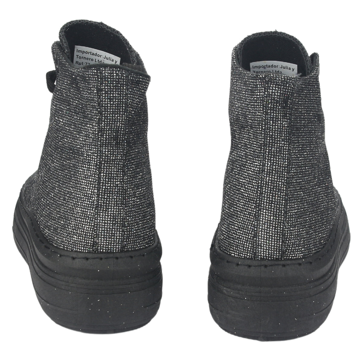 Zapatilla Chalada Mujer Clu-12 Negro Urbano