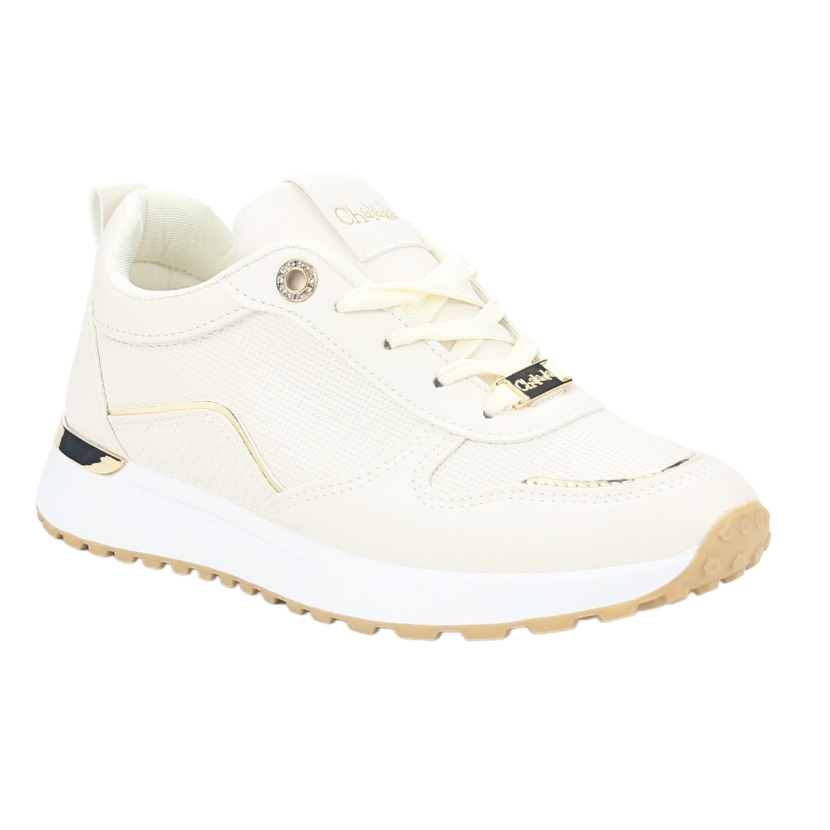Zapatilla Chalada Mujer Fly-1 Beige Urbano