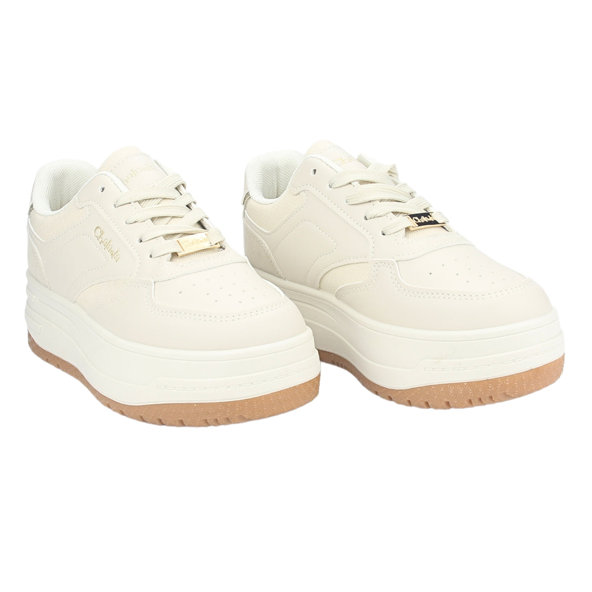 Zapatilla Chalada Mujer Mitsu-2 Beige Urbano