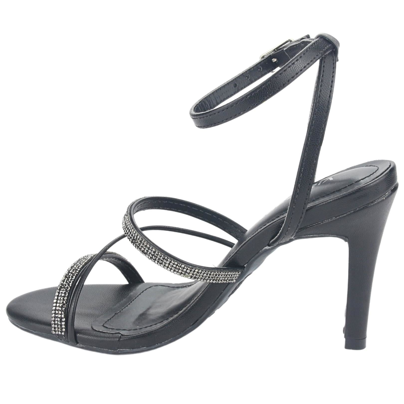 Sandalia Via Marte Mujer 23-17704 Preto Casual