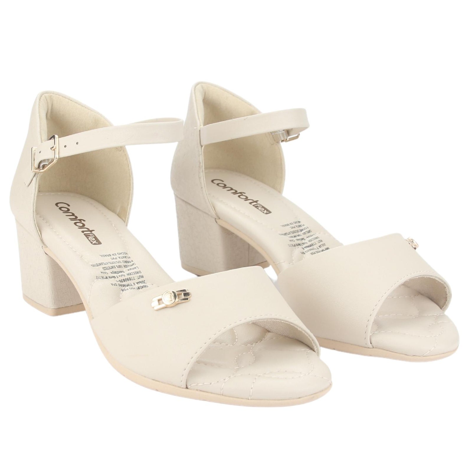 Sandalia Comfortflex Mujer 2357405 Beige Casual