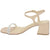 Sandalia Via Marte Mujer 23-9707 Creme Casual