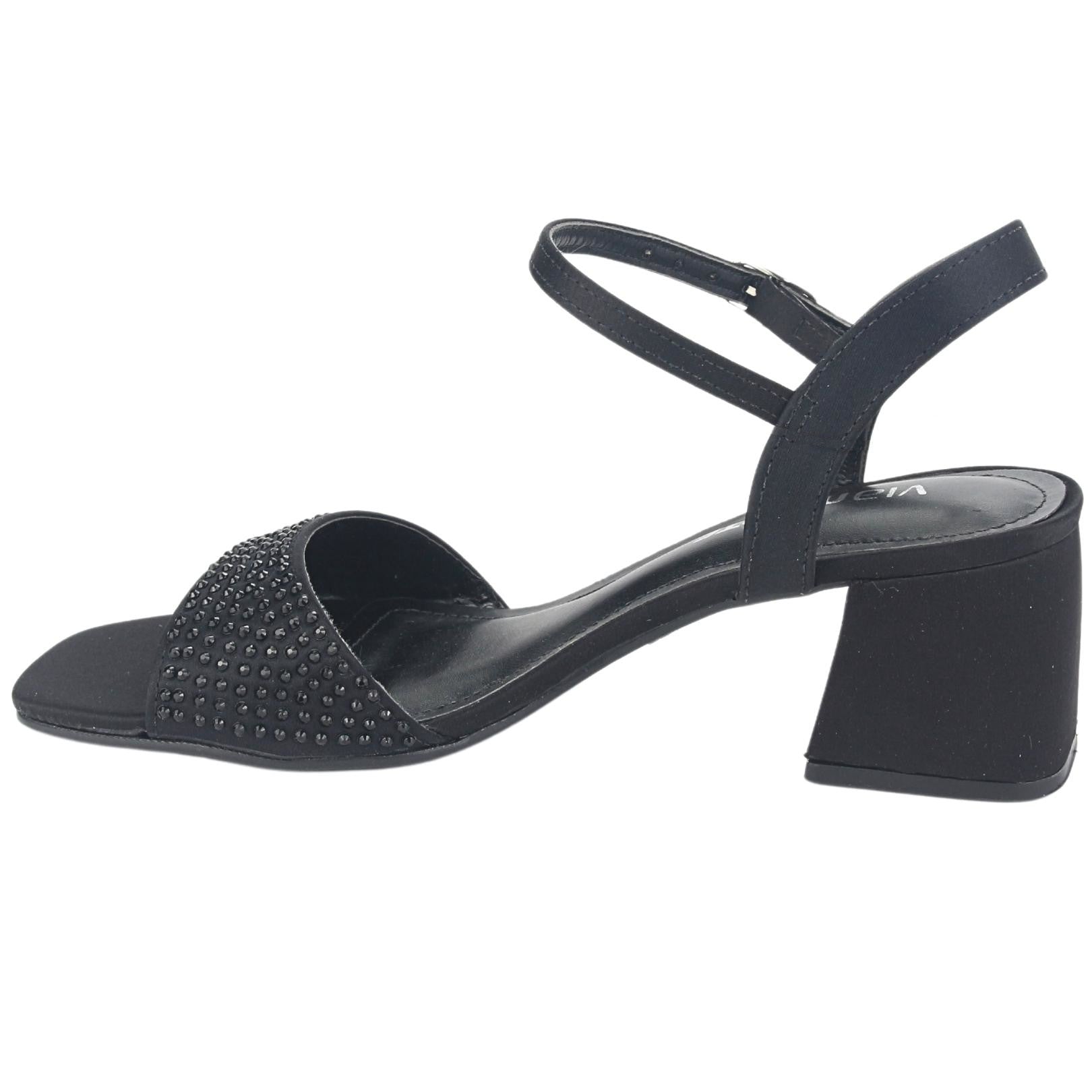 Sandalia Via Marte Mujer 23-9708 C Preto Casual