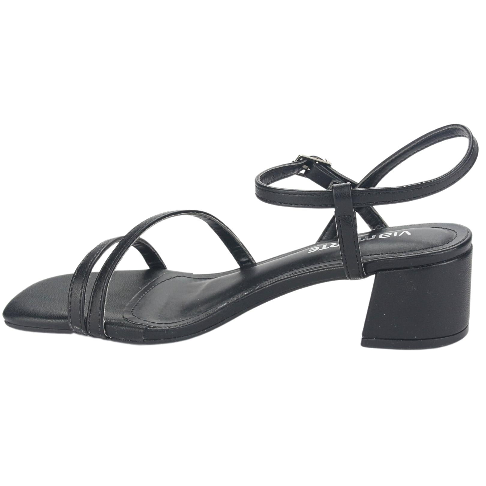 Sandalia Via Marte Mujer 23-9801 N Preto Casual