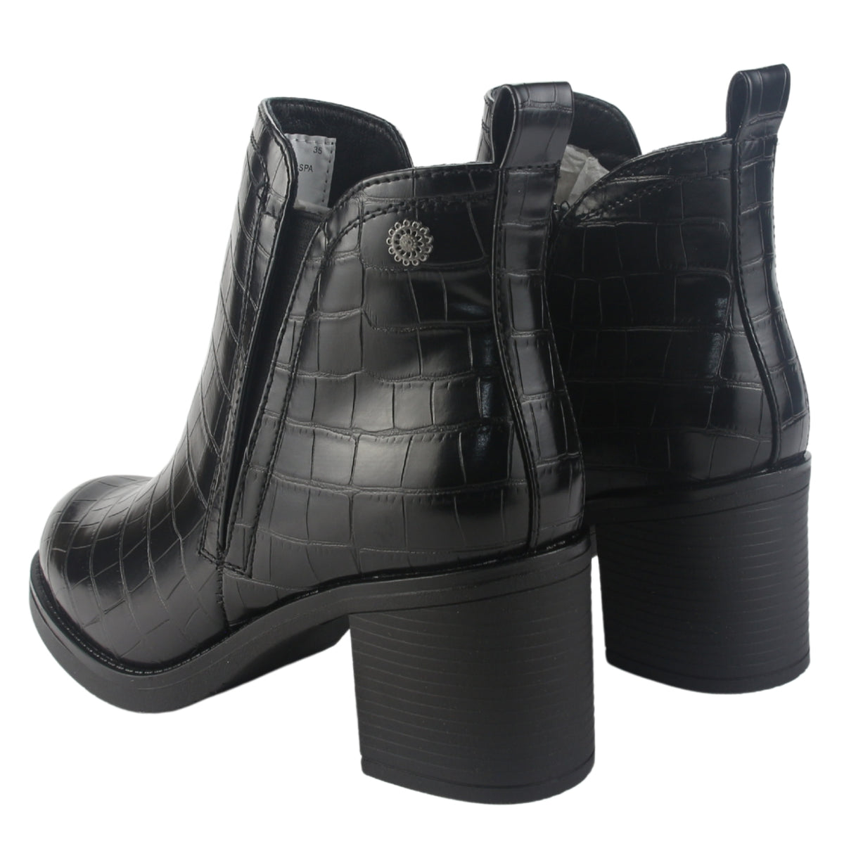 Botin Chalada Mujer Prata-6 Negro Casual
