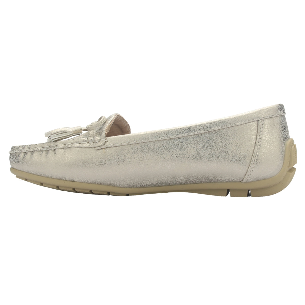 Mocasin Mujer  Chalada Nautico-3 Champagne Casual