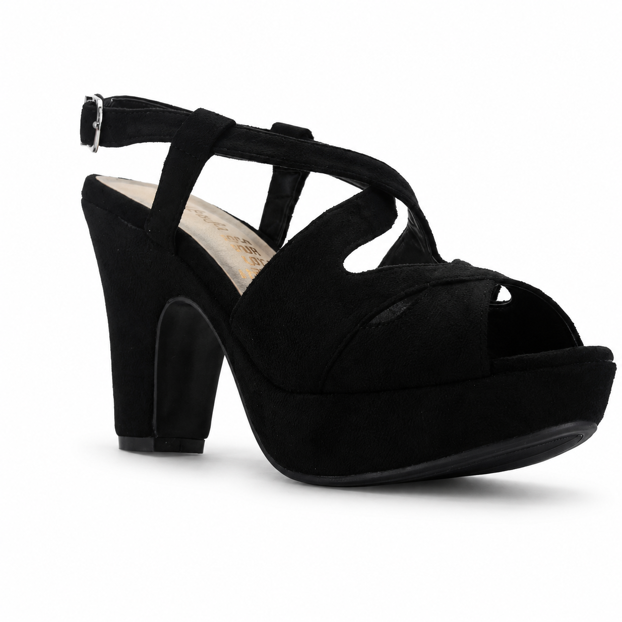 Sandalia Negro Mujer Casual Chalada Cosimo