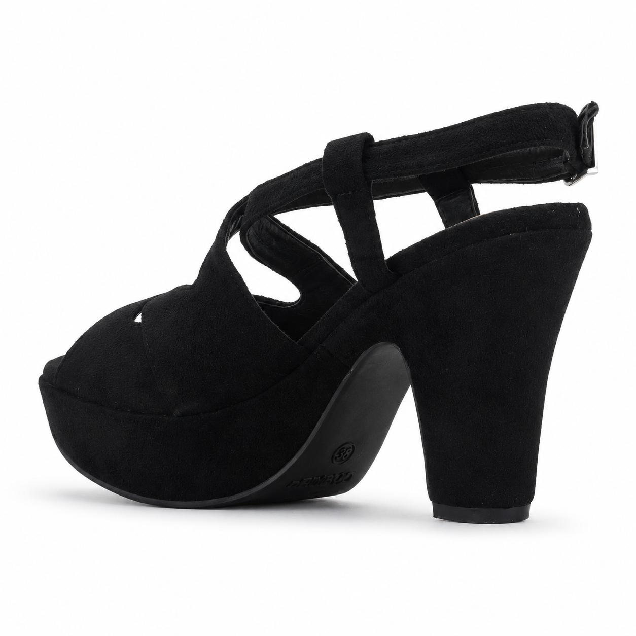 Sandalia Negro Mujer Casual Chalada Cosimo