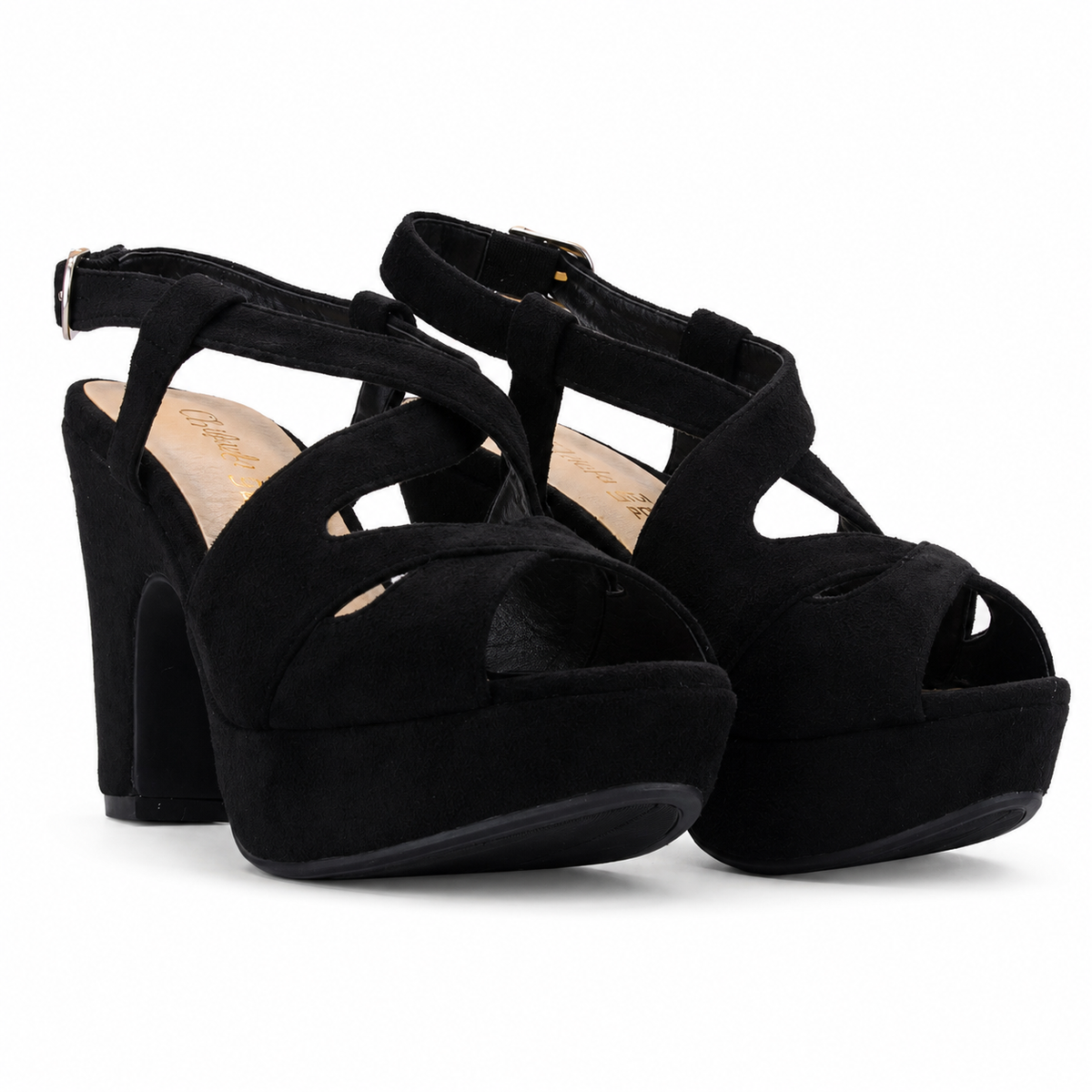 Sandalia Negro Mujer Casual Chalada Cosimo