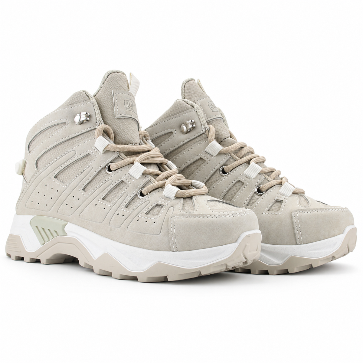 Botín Outdoor Beige Mujer Casual Funway Pangui