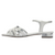 Sandalia Mujer  Chalada Fadialow20 Plateado Casual