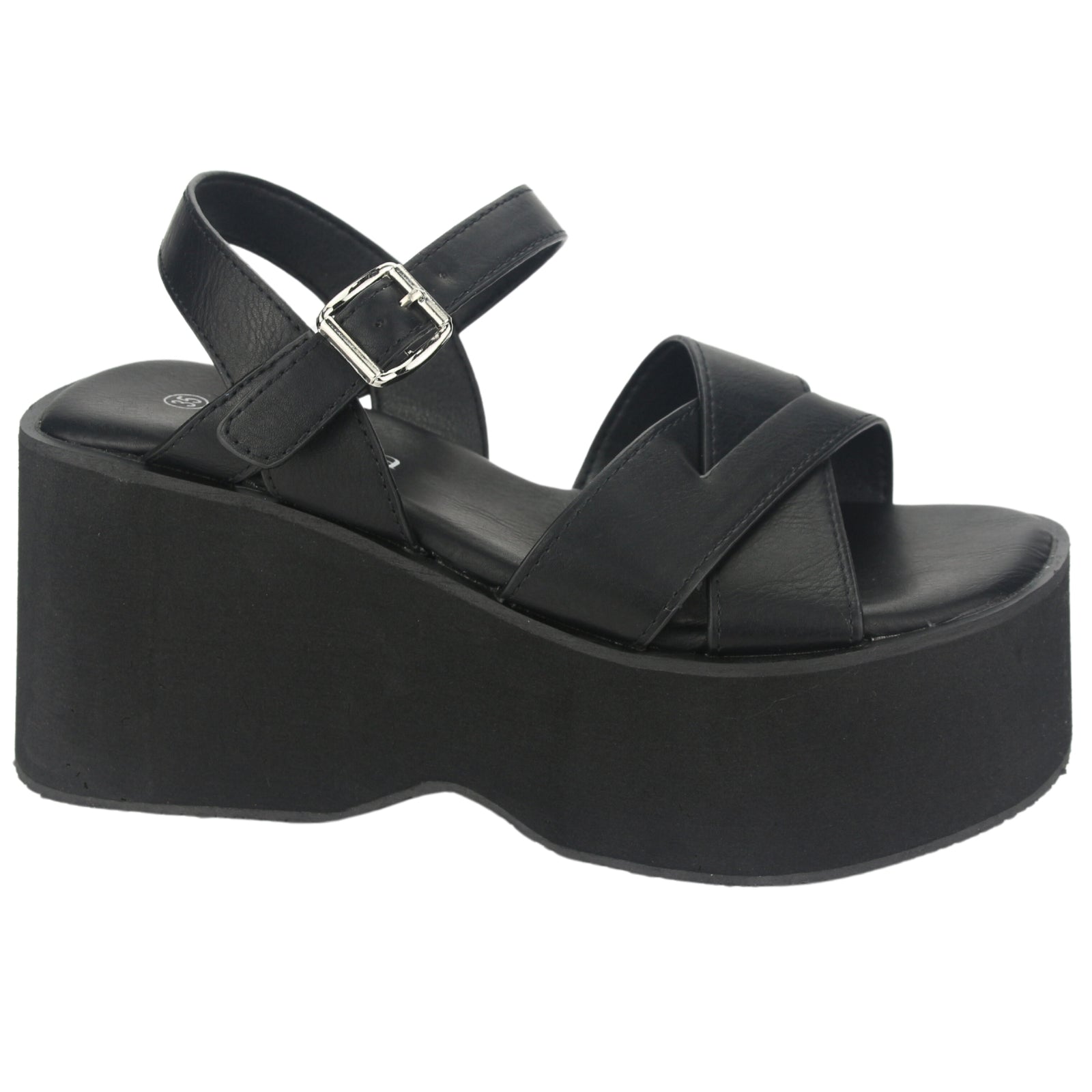 Sandalia Chalada Mujer Verena-5 Negro Casual