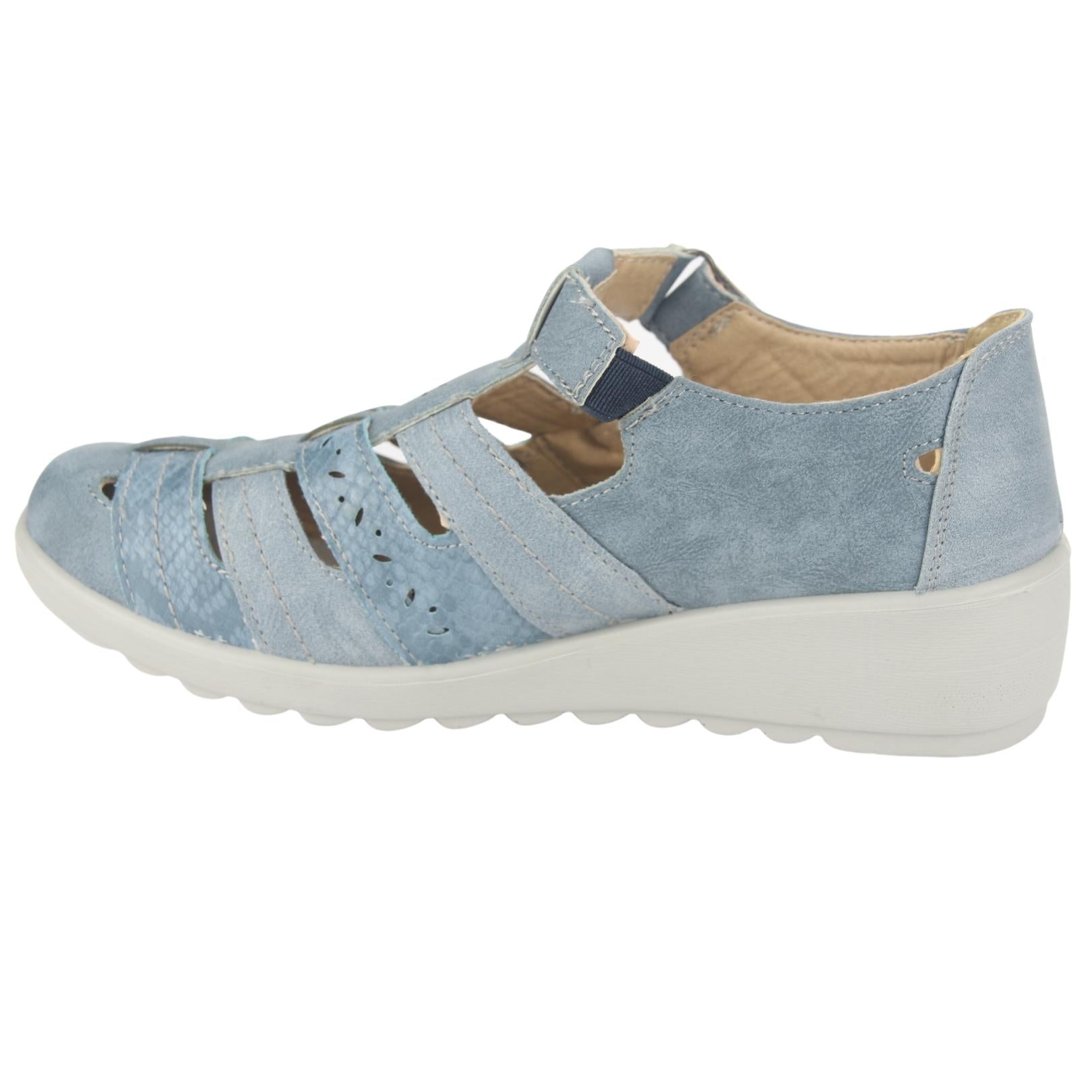 Mocasin Chalada Mujer Deza-2 Azul Casual