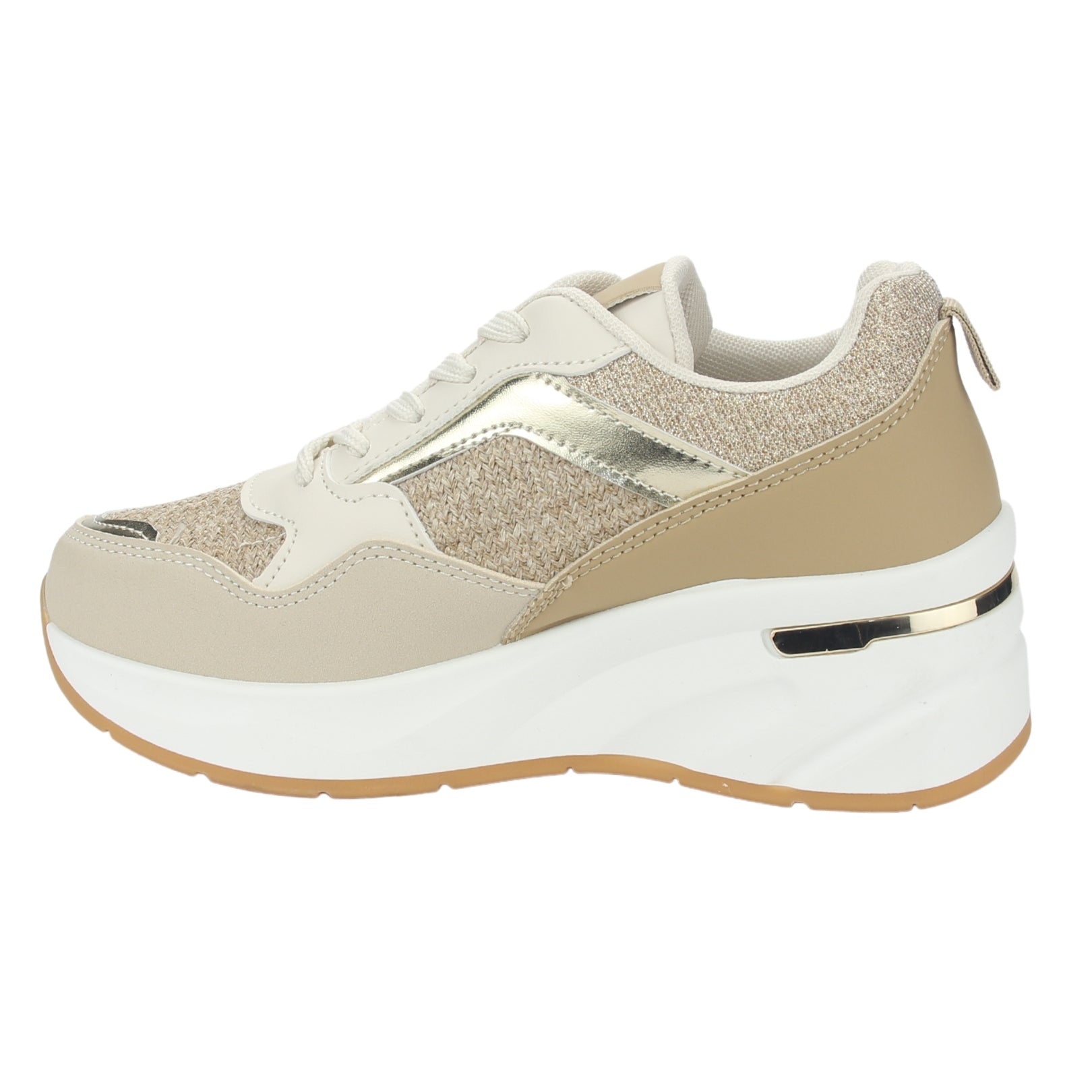 Zapatilla Chalada Mujer Juna-1 Beige Casual