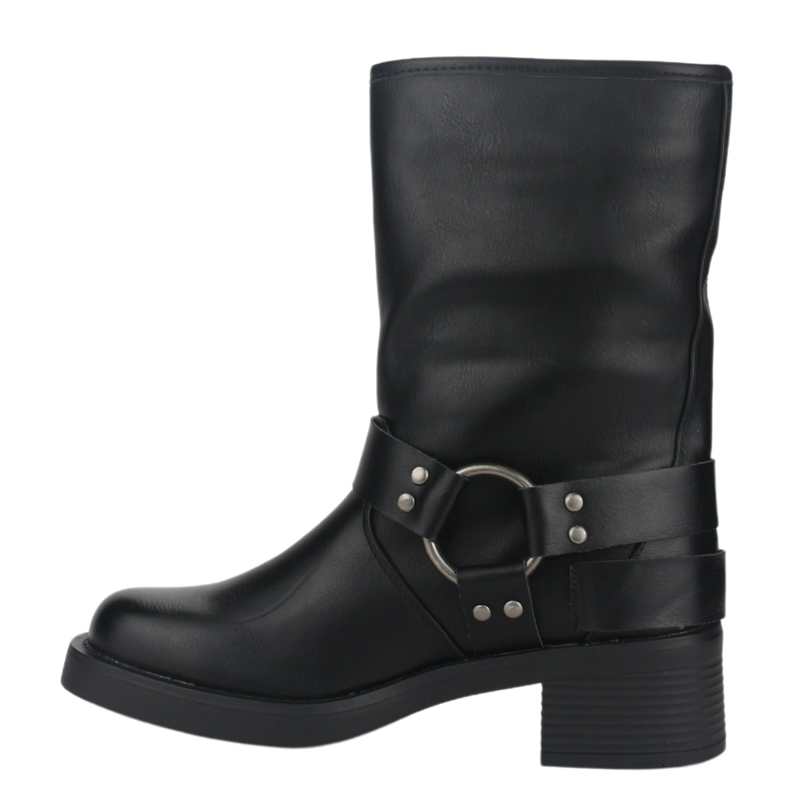 Botin Chalada Mujer Biker-1 Negro Casual