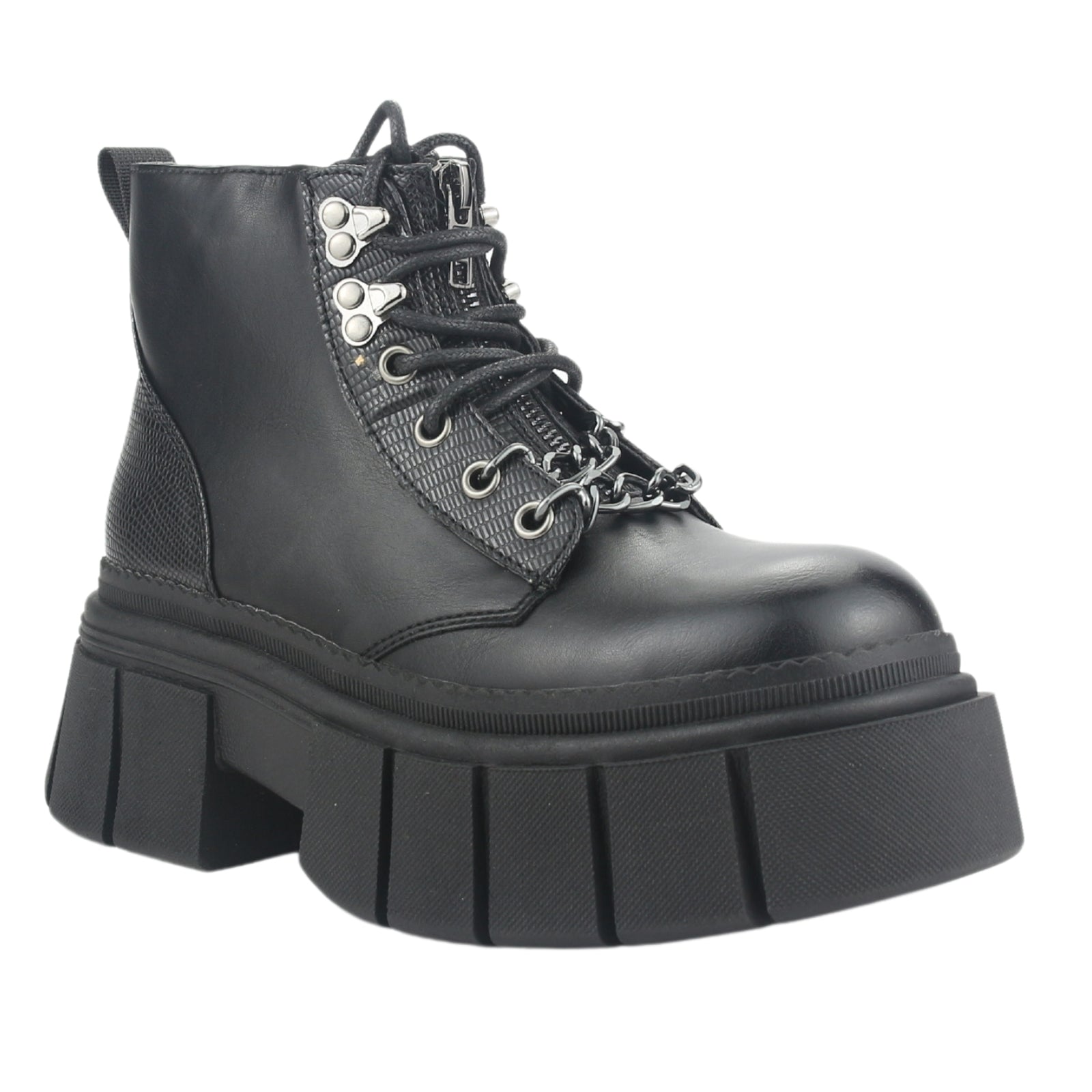 Botin Chalada Mujer Bresh-2 Negro Plataforma