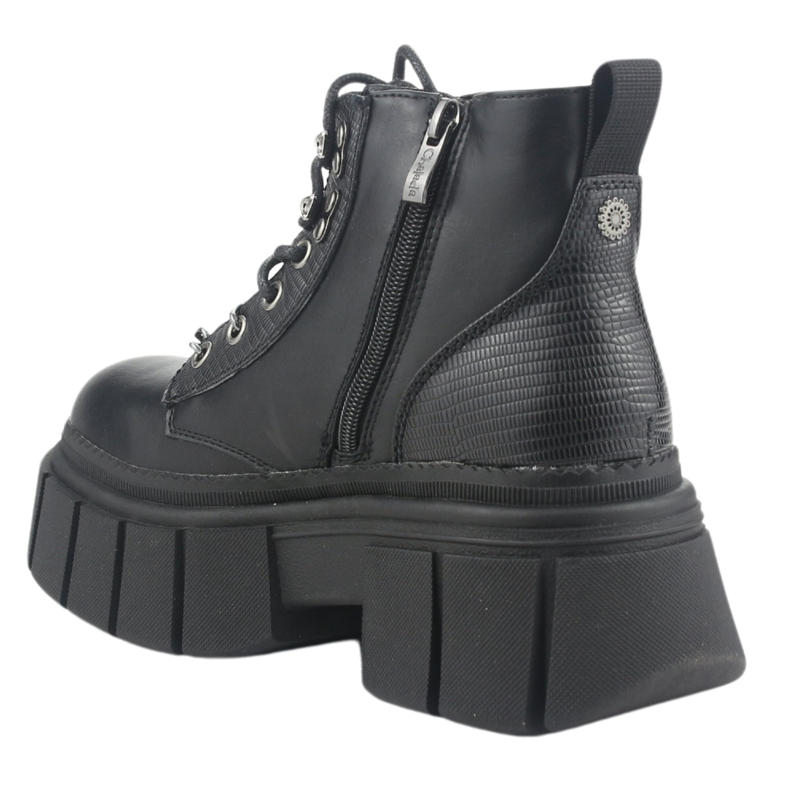 Botin Chalada Mujer Bresh-2 Negro Plataforma