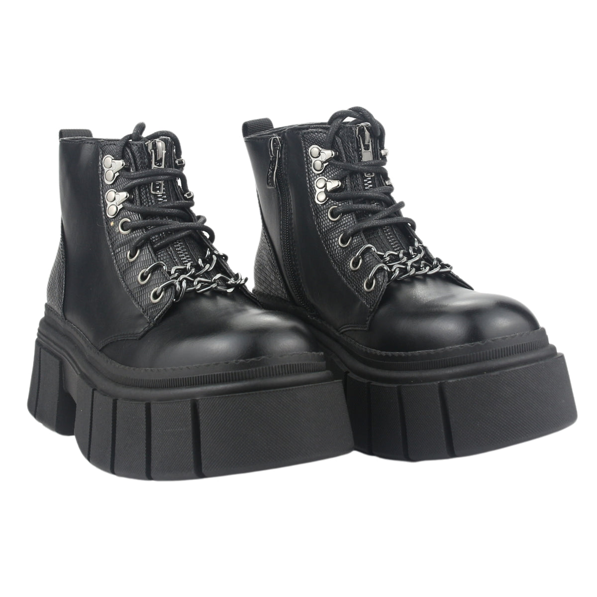Botin Chalada Mujer Bresh-2 Negro Plataforma