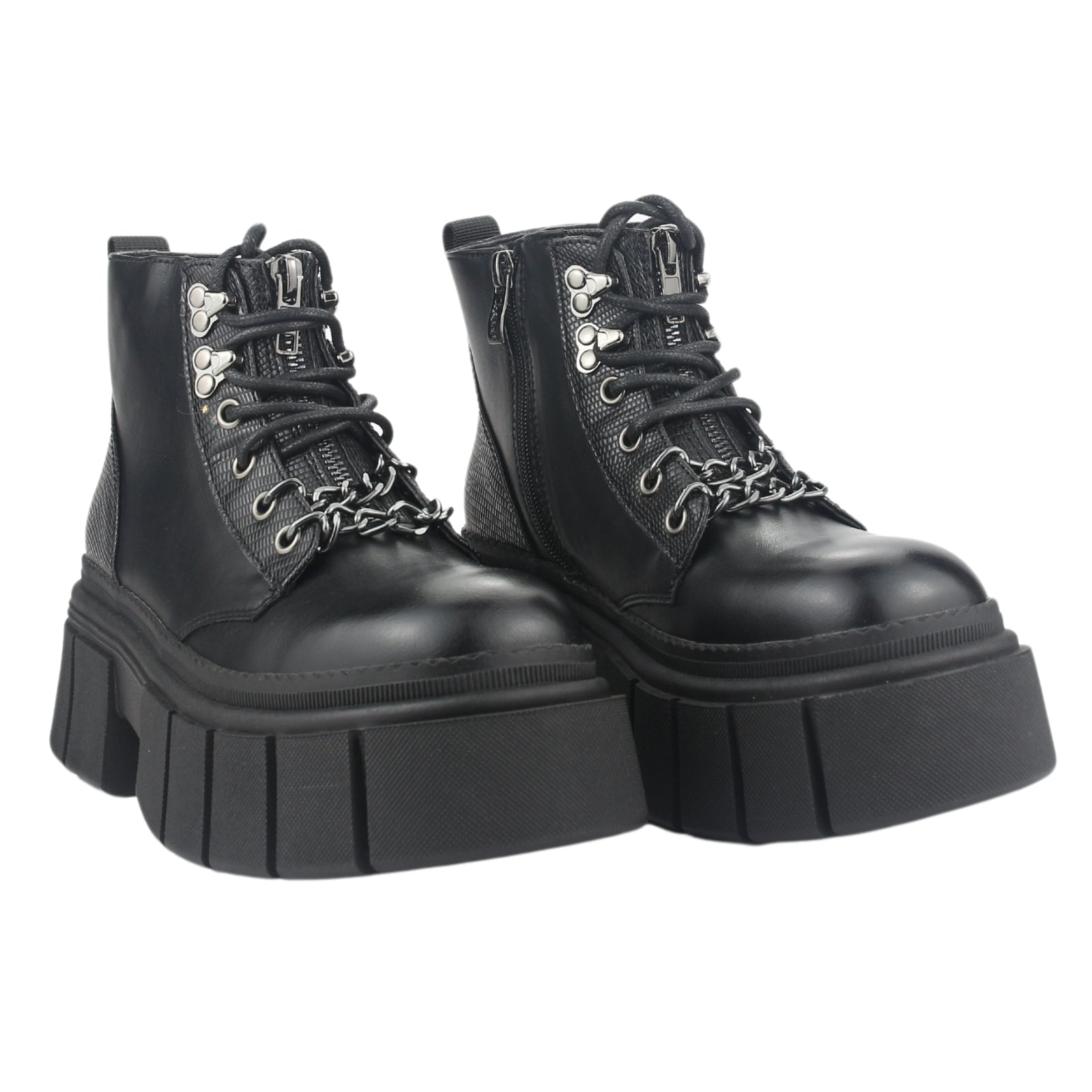 Botin Chalada Mujer Bresh-2 Negro Plataforma