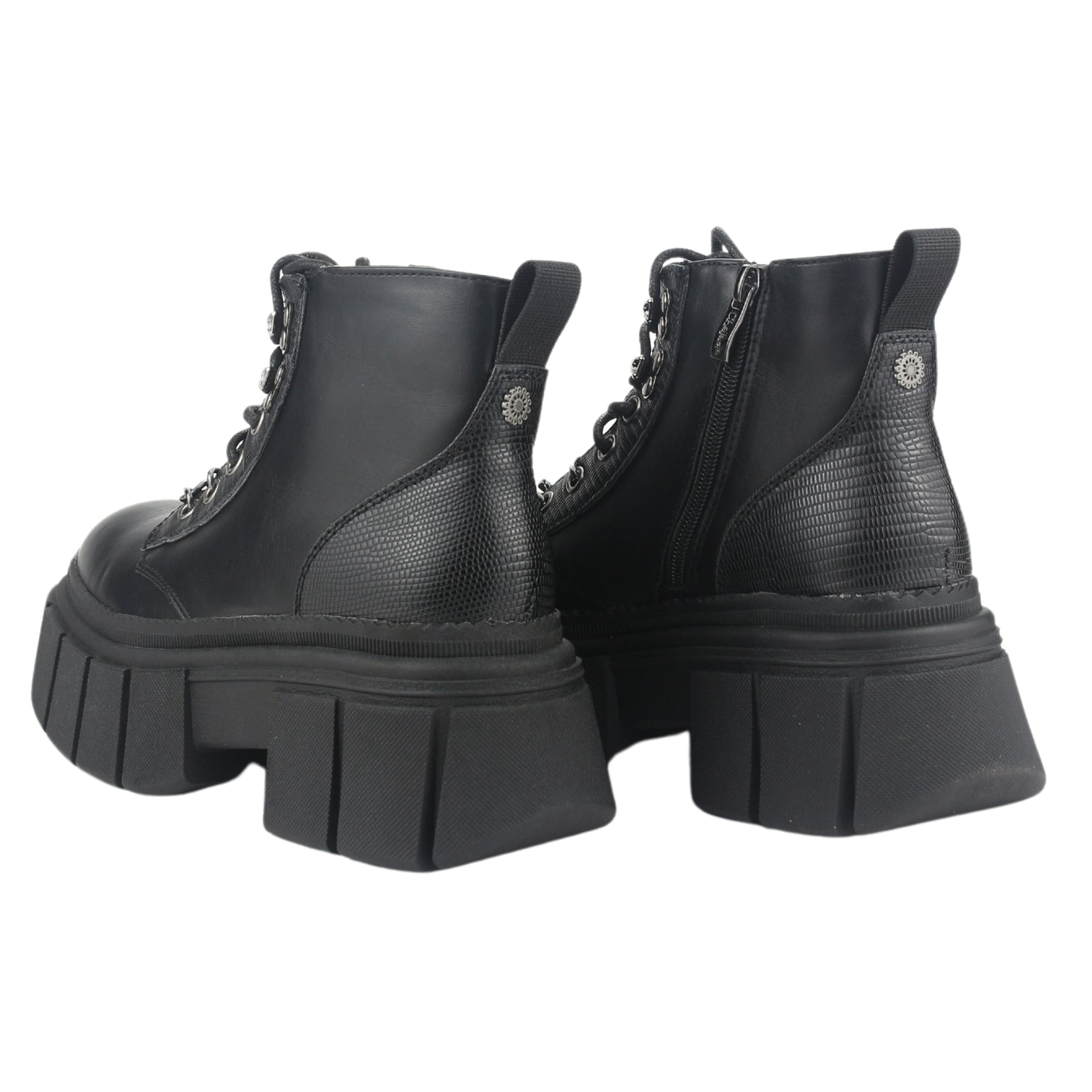 Botin Chalada Mujer Bresh-2 Negro Plataforma