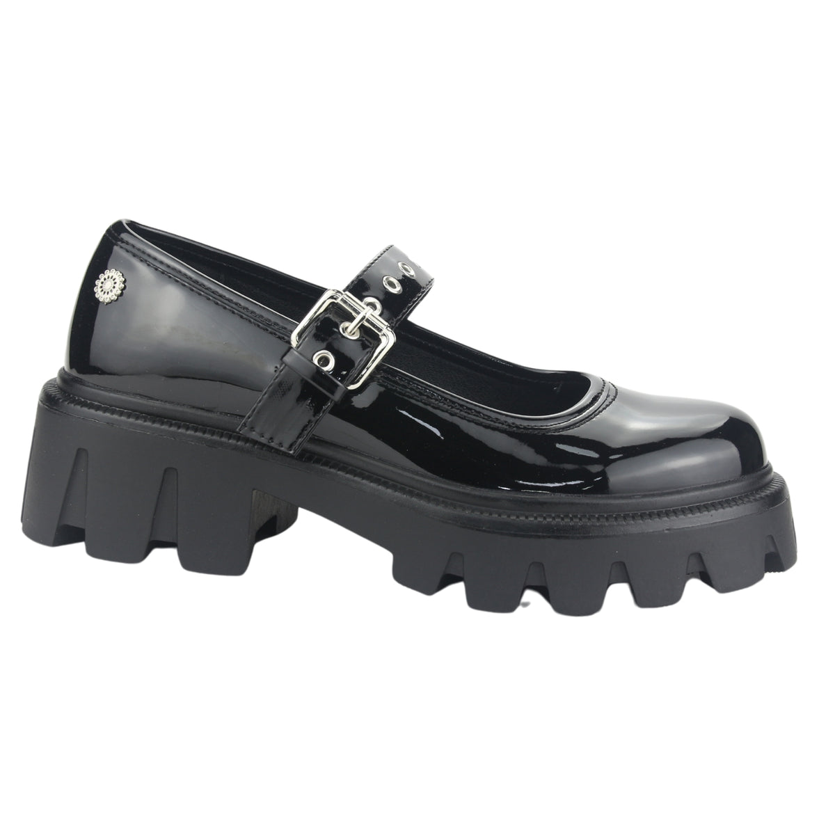 Zapato Chalada Mujer Joing-1 Negro Plataforma