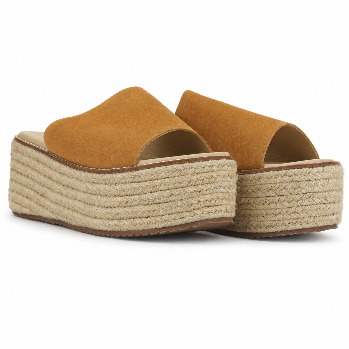 Sandalia Camel Mujer Casual Chalada Masie