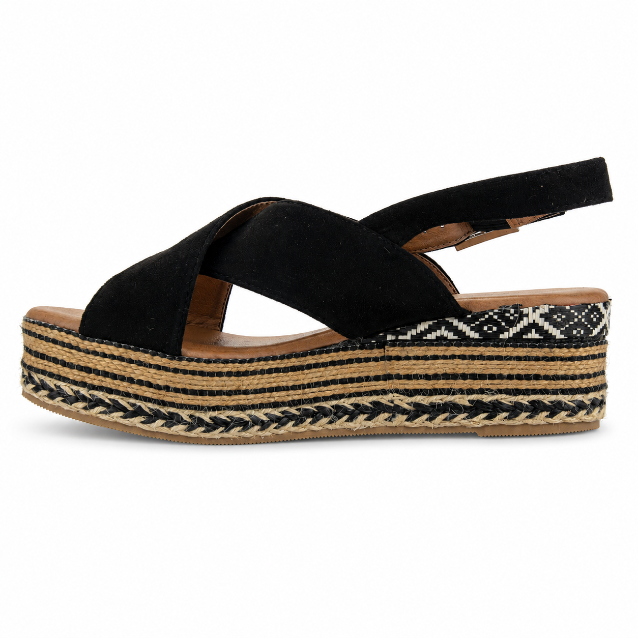 Sandalia Negro Mujer Casual Chalada Masie